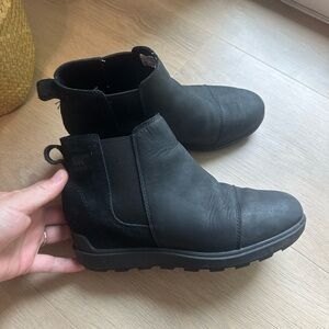 Sorel Black Ankle Boots